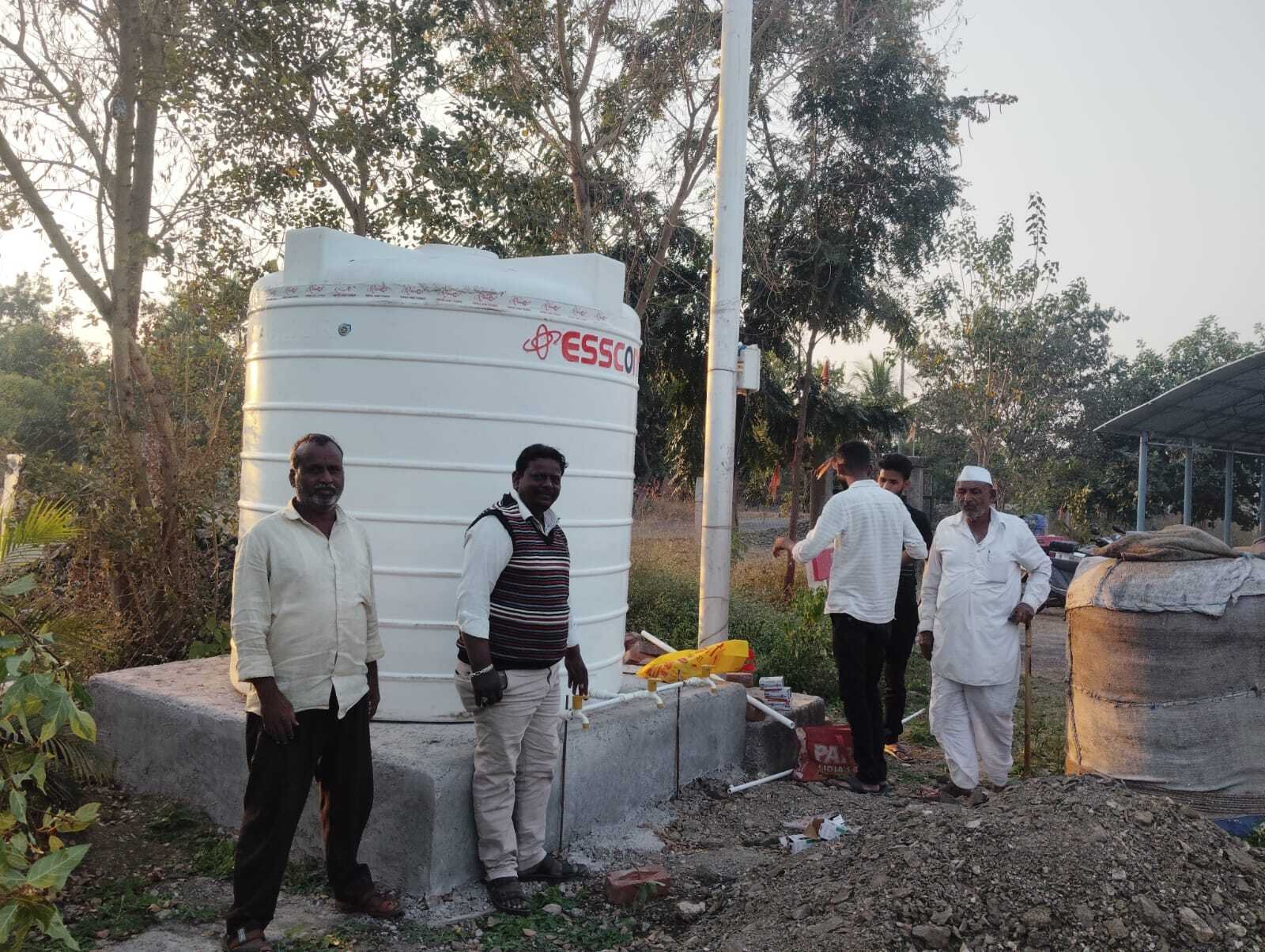 आरसीसी पाणीटाकी सुविधा